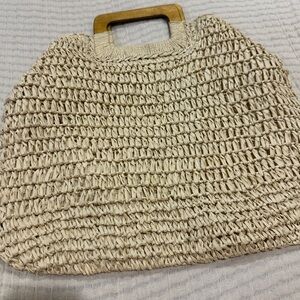 Straw handbag